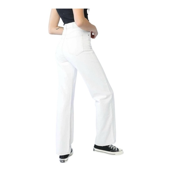 Dr Denim Echo Spiral Cut Jeans in White Size 31 - Picture 2 of 8